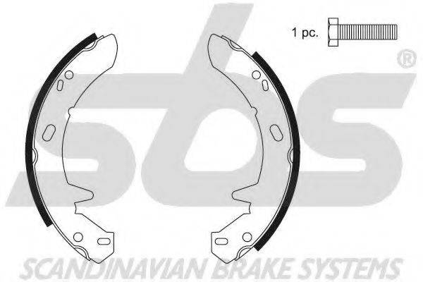SBS 18492740633 Комплект тормозных колодок