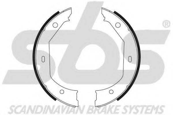 SBS 18492715638 Комплект тормозных колодок; Комплект тормозных колодок, стояночная тормозная система