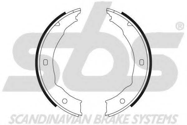 SBS 18492737655 Комплект тормозных колодок, стояночная тормозная система