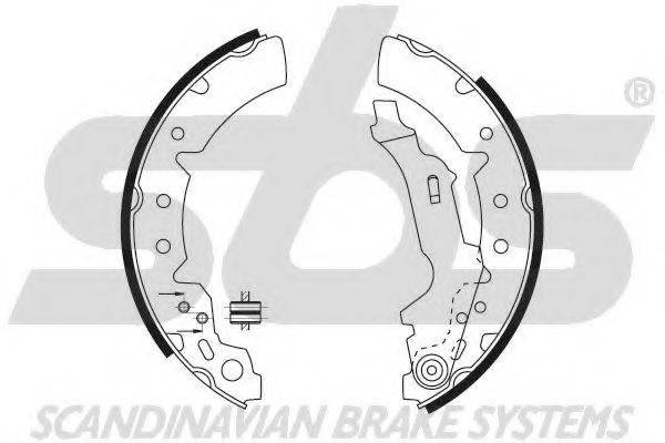 SBS 18492745660 Комплект тормозных колодок