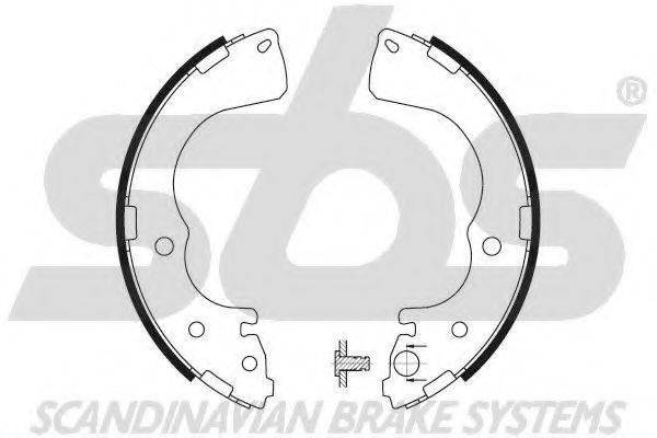 SBS 18492732661 Комплект тормозных колодок