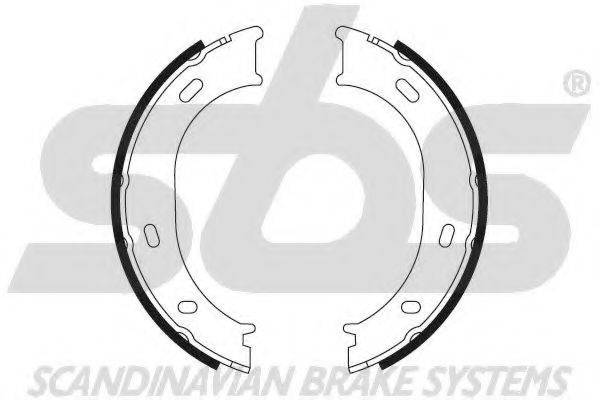 SBS 18492733663 Комплект тормозных колодок, стояночная тормозная система