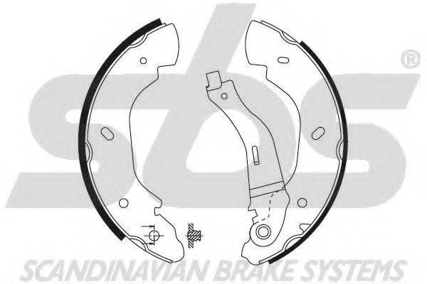 SBS 18492725676 Комплект тормозных колодок