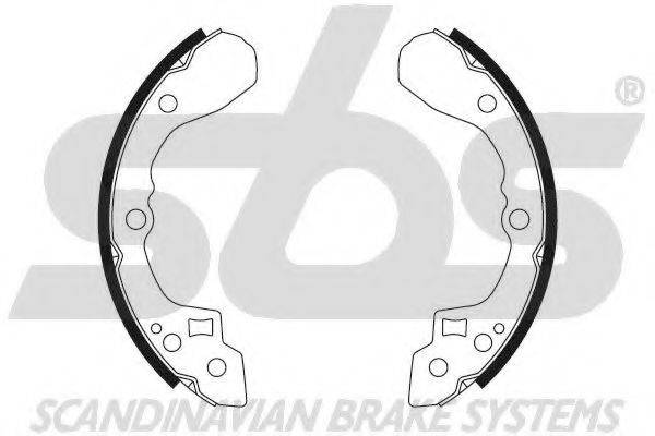 SBS 18492735679 Комплект тормозных колодок