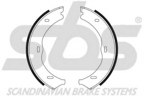 SBS 18492733722 Комплект тормозных колодок; Комплект тормозных колодок, стояночная тормозная система