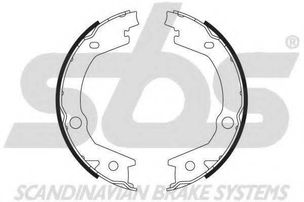 SBS 18492734745 Комплект тормозных колодок; Комплект тормозных колодок, стояночная тормозная система