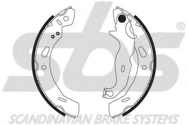 SBS 18492725762 Комплект тормозных колодок