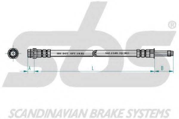 SBS 13308525146 Тормозной шланг