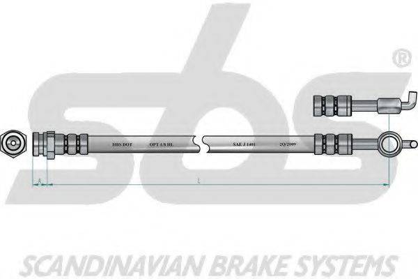SBS 1330853269 Тормозной шланг