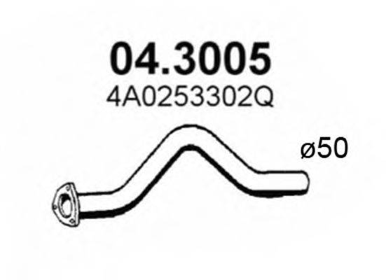 ASSO 043005 Труба выхлопного газа