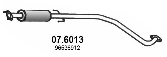 ASSO 076013 Средний глушитель выхлопных газов