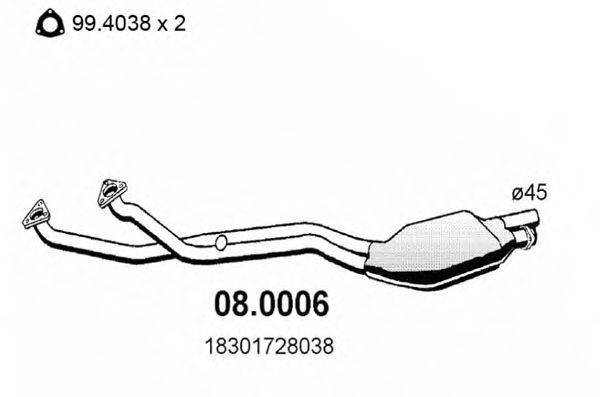 ASSO 080006 Катализатор