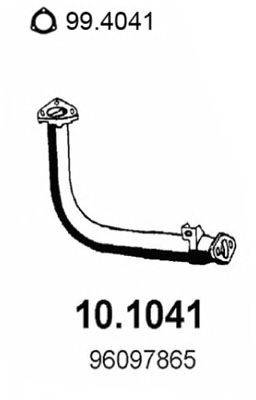 ASSO 101041 Труба выхлопного газа