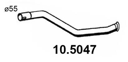 ASSO 105047 Труба выхлопного газа