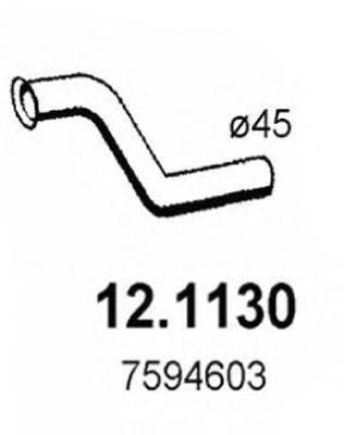 ASSO 121130 Труба выхлопного газа