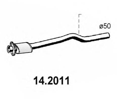 ASSO 142011 Предглушитель выхлопных газов