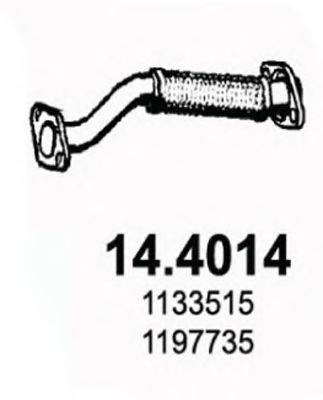 ASSO 144014 Труба выхлопного газа