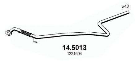 ASSO 145013 Труба выхлопного газа