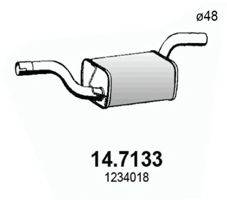 ASSO 147133 Глушитель выхлопных газов конечный