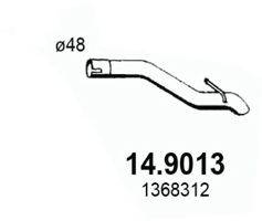 ASSO 149013 Труба выхлопного газа