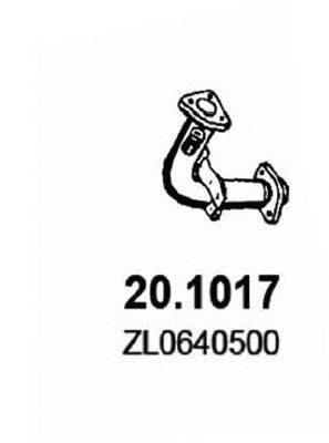 ASSO 201017 Труба выхлопного газа
