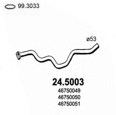 ASSO 245003 Труба выхлопного газа