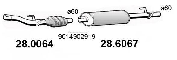 ASSO 280064 Катализатор