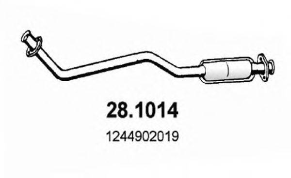 ASSO 281014 Труба выхлопного газа