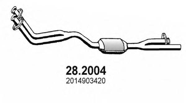 ASSO 282004 Предглушитель выхлопных газов