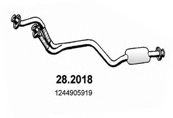 ASSO 282018 Предглушитель выхлопных газов