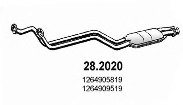 ASSO 282020 Предглушитель выхлопных газов