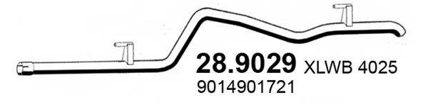 ASSO 289029 Труба выхлопного газа