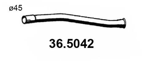 ASSO 365042 Труба выхлопного газа