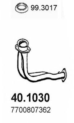 ASSO 401030 Труба выхлопного газа
