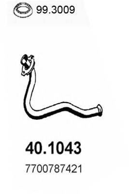 ASSO 401043 Труба выхлопного газа