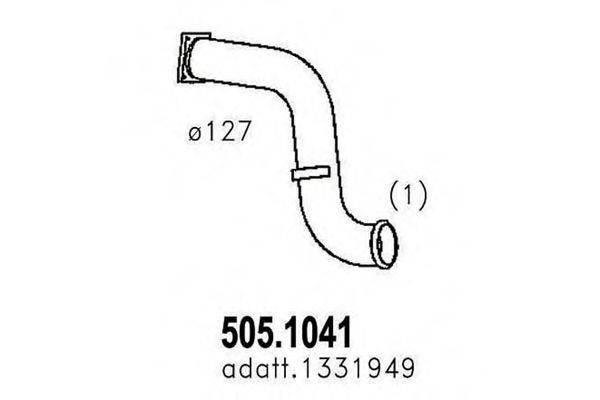 ASSO 5051041 Труба выхлопного газа