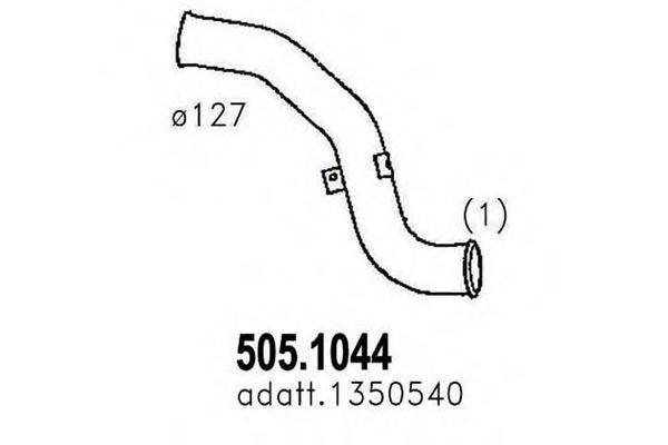 ASSO 5051044 Труба выхлопного газа