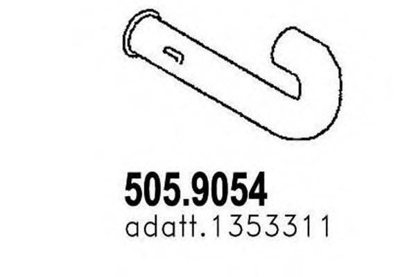 ASSO 5059054 Труба выхлопного газа
