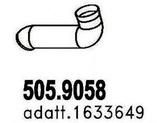 ASSO 5059058 Труба выхлопного газа