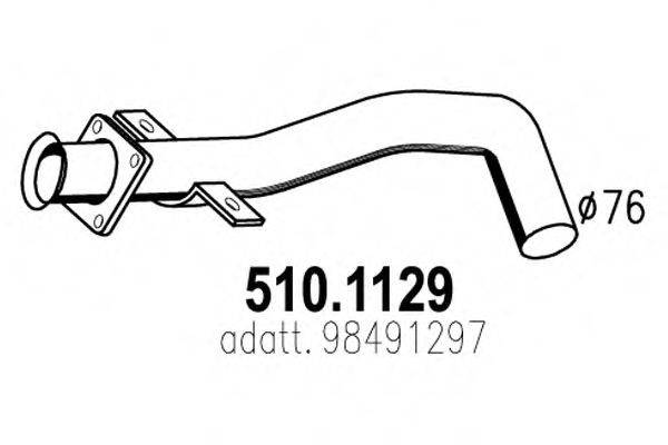 ASSO 5101129 Труба выхлопного газа