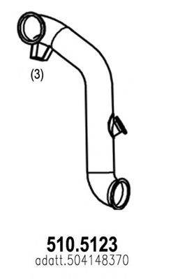 ASSO 5105123 Труба выхлопного газа