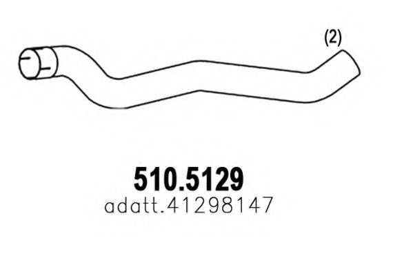 ASSO 5105129 Труба выхлопного газа