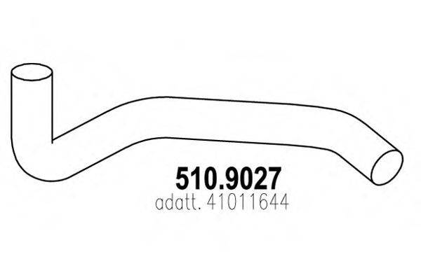 ASSO 5109027 Труба выхлопного газа