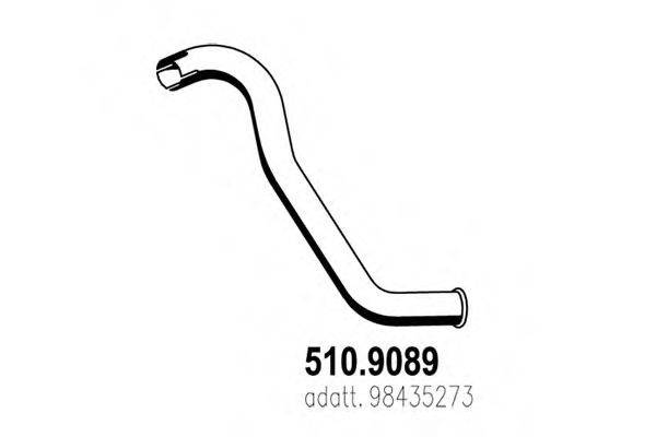 ASSO 5109089 Труба выхлопного газа