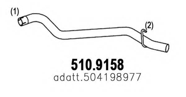 ASSO 5109158 Труба выхлопного газа
