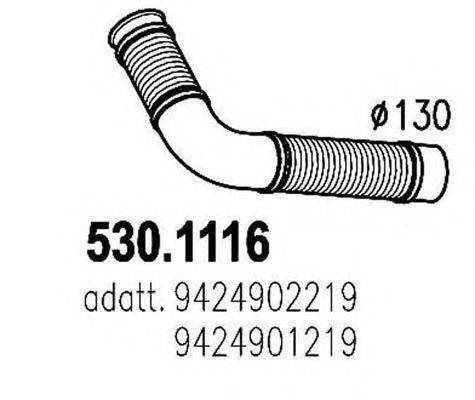 ASSO 5301116 Труба выхлопного газа