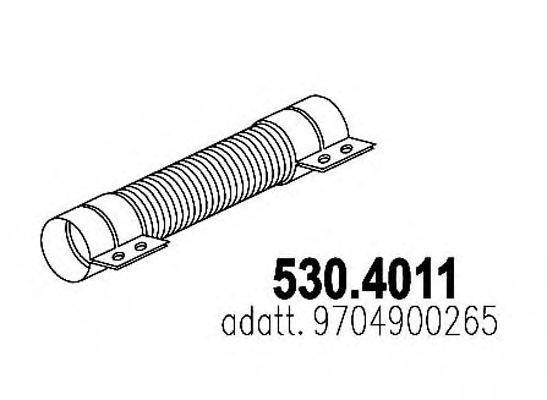ASSO 5304011 Гофрированная труба, выхлопная система