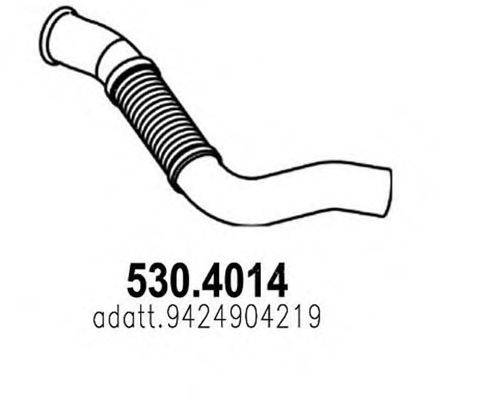 ASSO 5304014 Гофрированная труба, выхлопная система