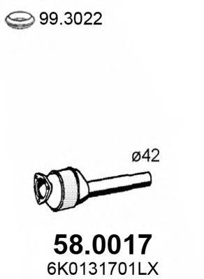 ASSO 580017 Катализатор