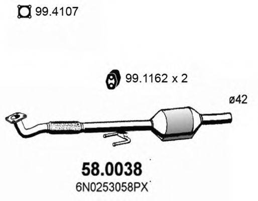 ASSO 580038 Катализатор